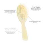 Biodegradable Oval Pneumatic Hair Brush - Ivory